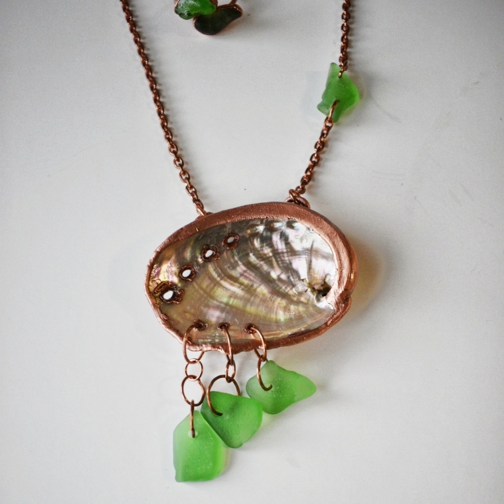 Ocean Necklace - Handmade Beachy She'll Jewelry